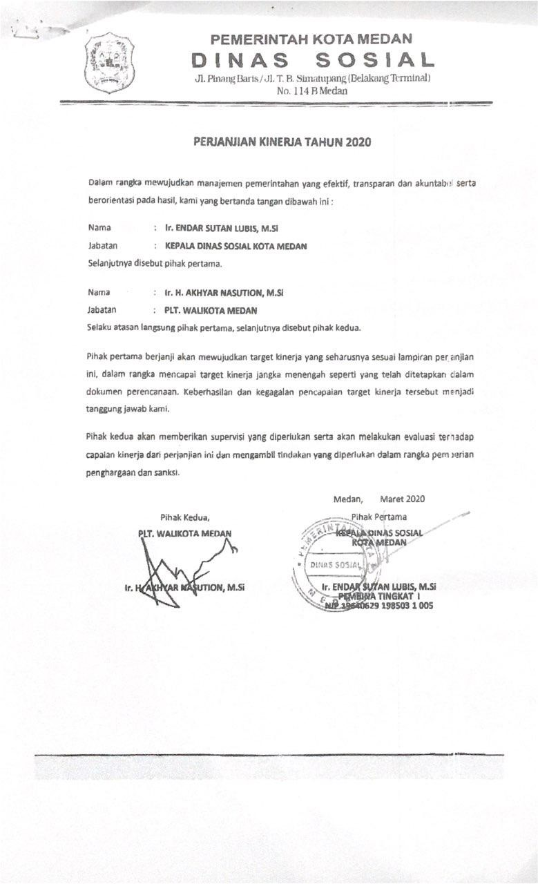 PERJANJIAN KINERJA Bimtek Aset Daerah